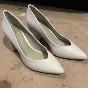 White pumps